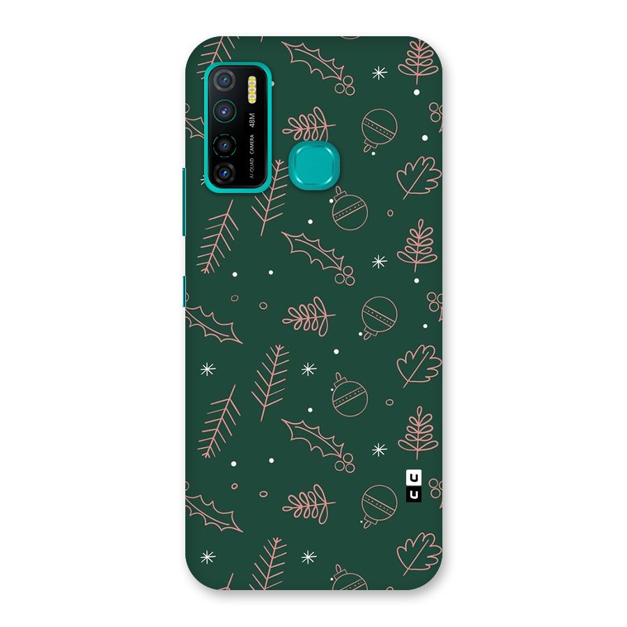 Christmas Vibes Leaves Back Case for Infinix Hot 9 Pro