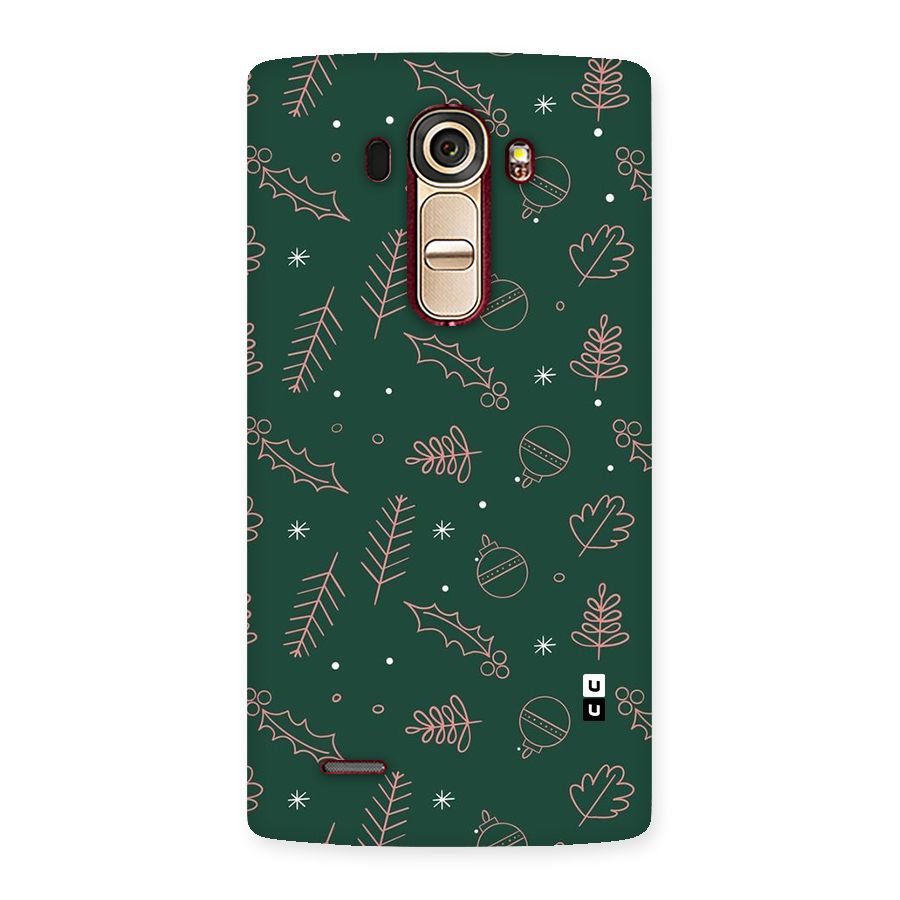 Christmas Vibes Leaves Back Case for LG G4