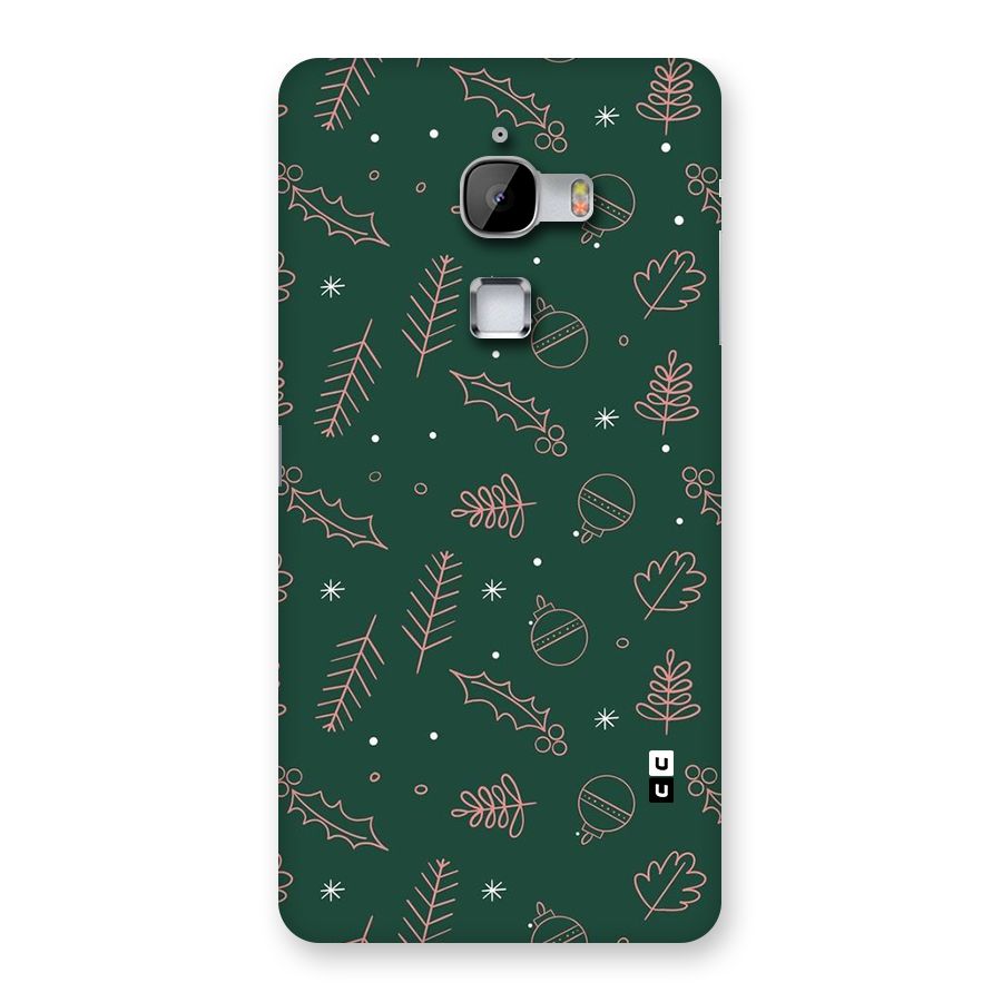 Christmas Vibes Leaves Back Case for LeTV Le Max