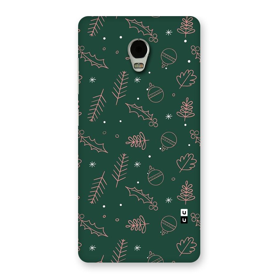 Christmas Vibes Leaves Back Case for Lenovo Vibe P1