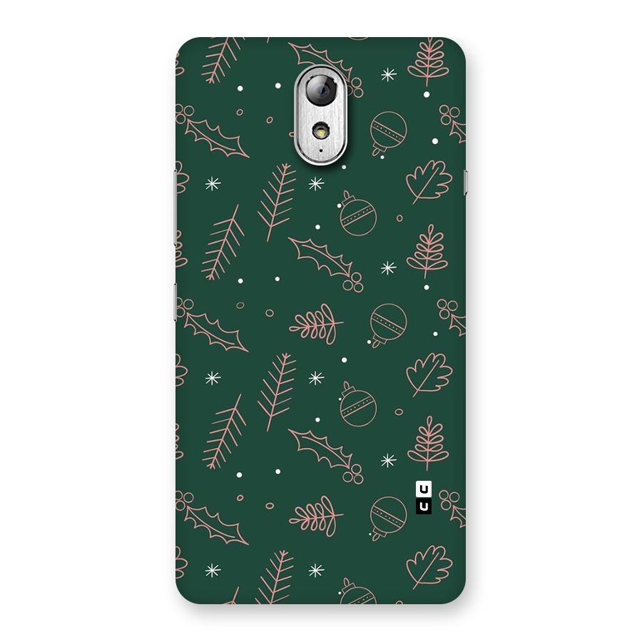 Christmas Vibes Leaves Back Case for Lenovo Vibe P1M