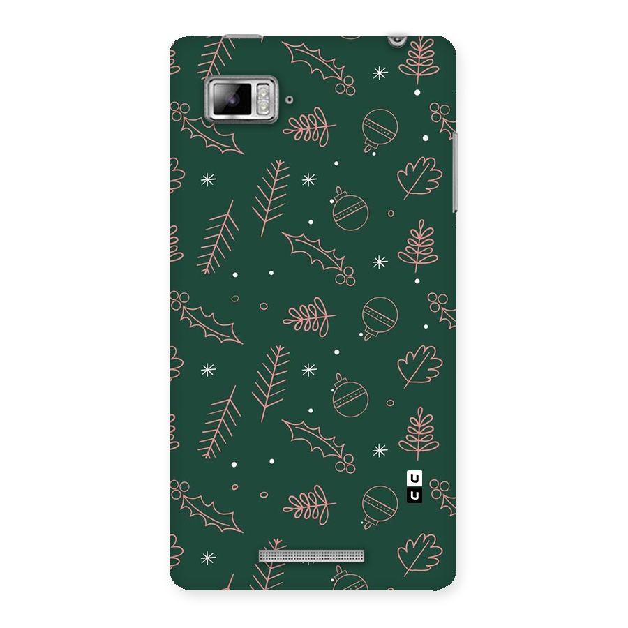 Christmas Vibes Leaves Back Case for Lenovo Vibe Z K910