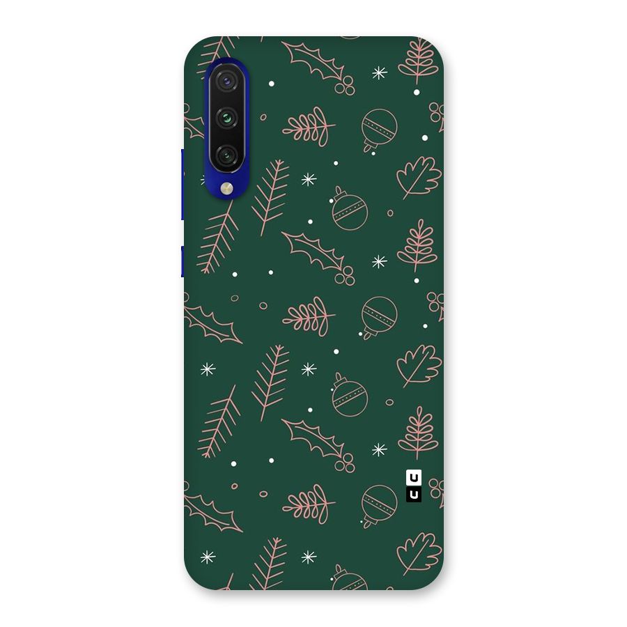 Christmas Vibes Leaves Back Case for Mi A3