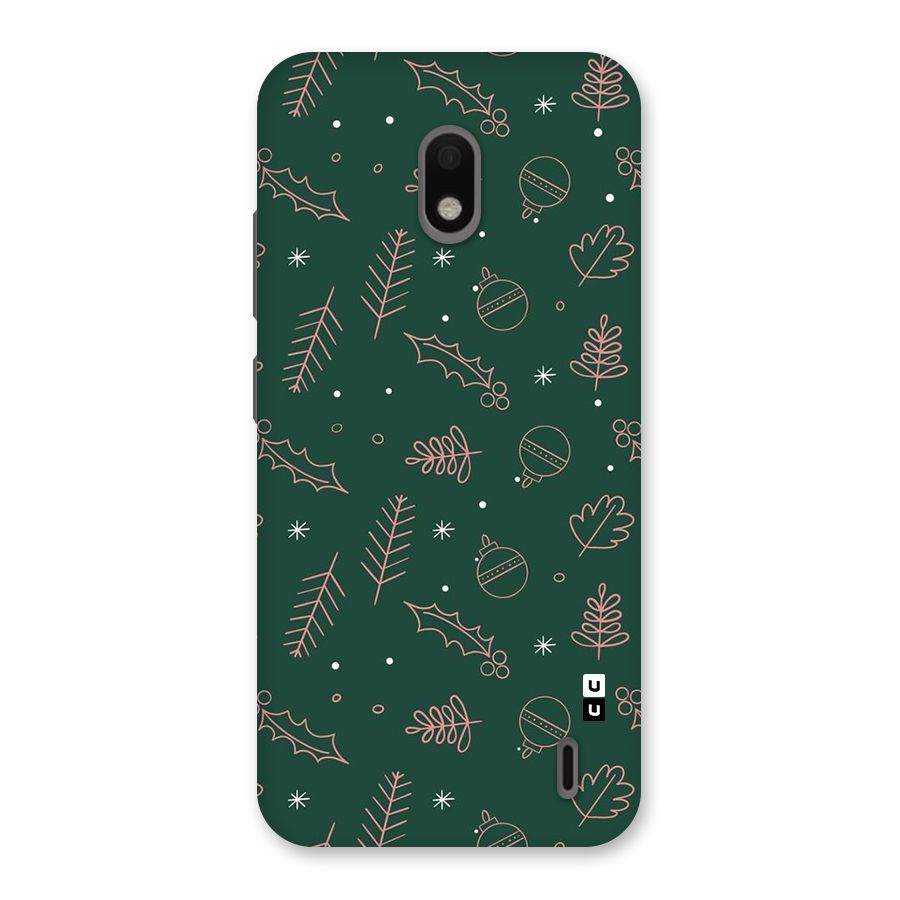 Christmas Vibes Leaves Back Case for Nokia 2.2