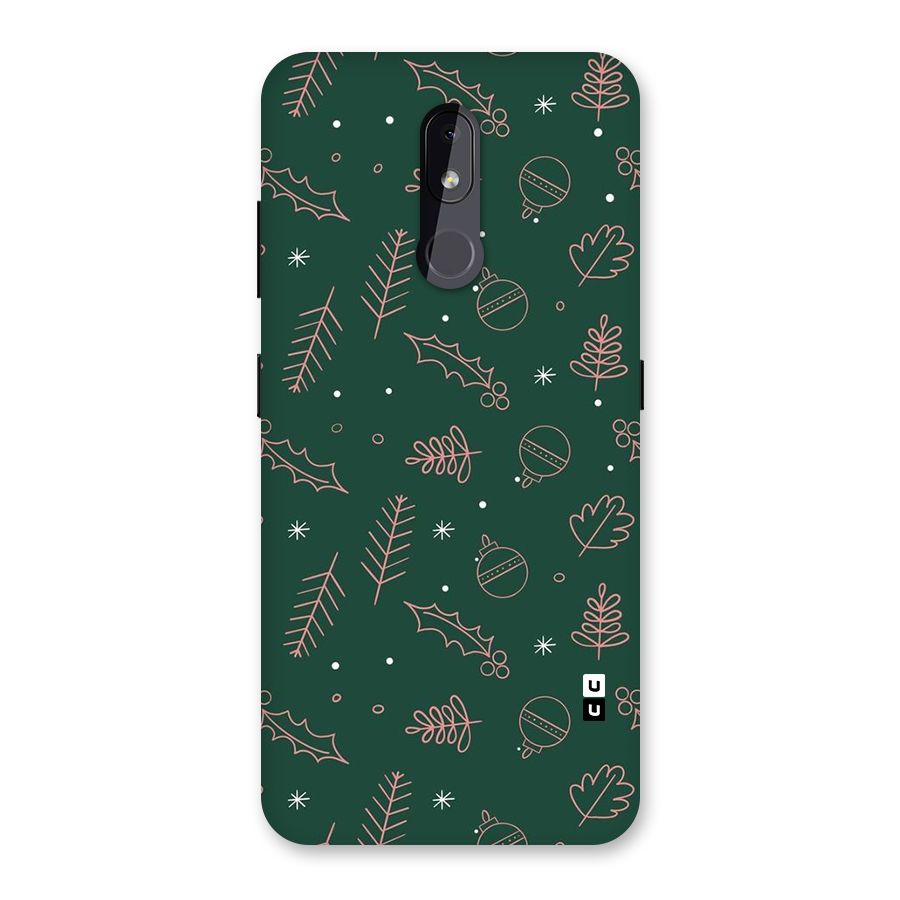 Christmas Vibes Leaves Back Case for Nokia 3.2