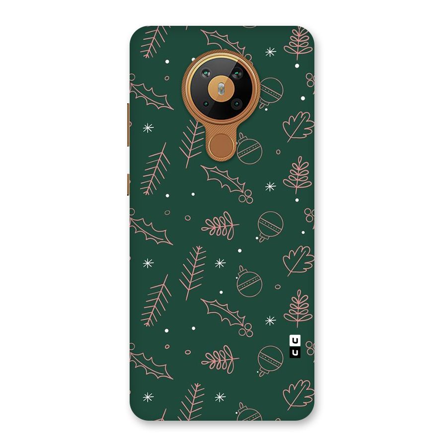 Christmas Vibes Leaves Back Case for Nokia 5.3