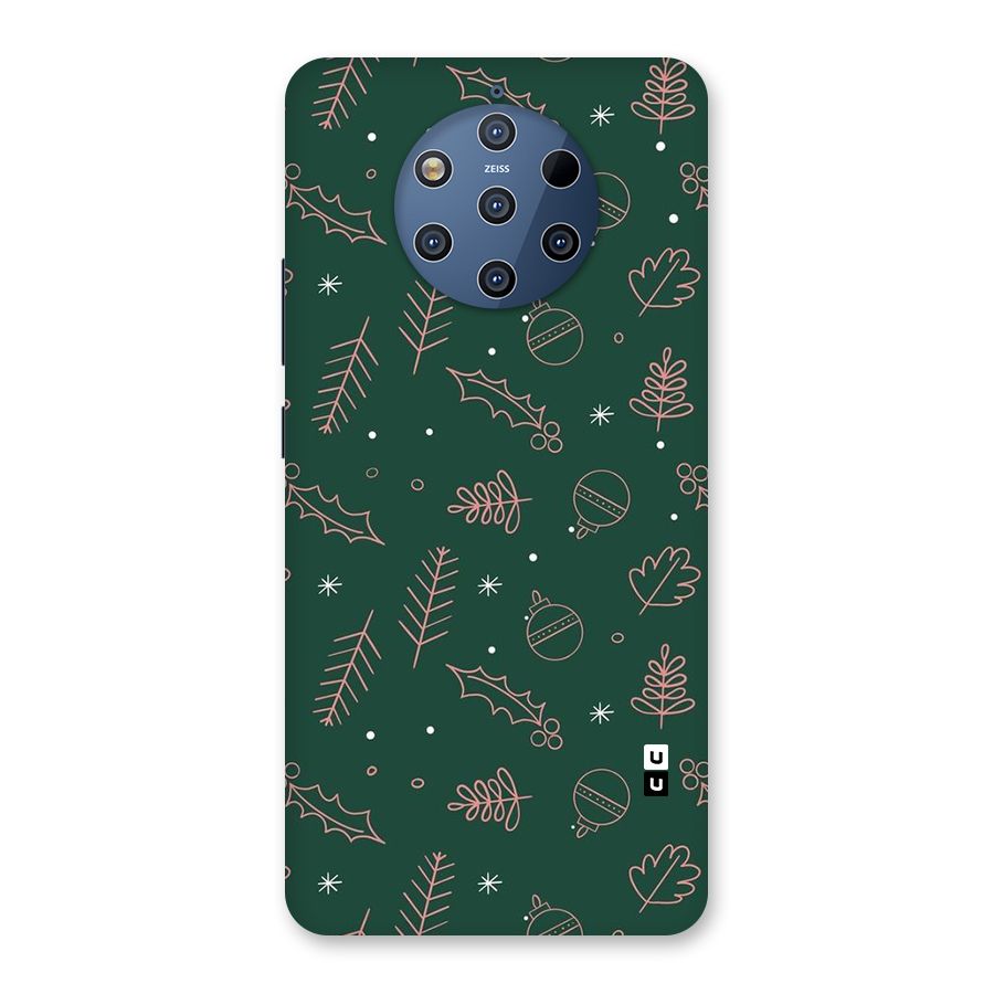 Christmas Vibes Leaves Back Case for Nokia 9 PureView