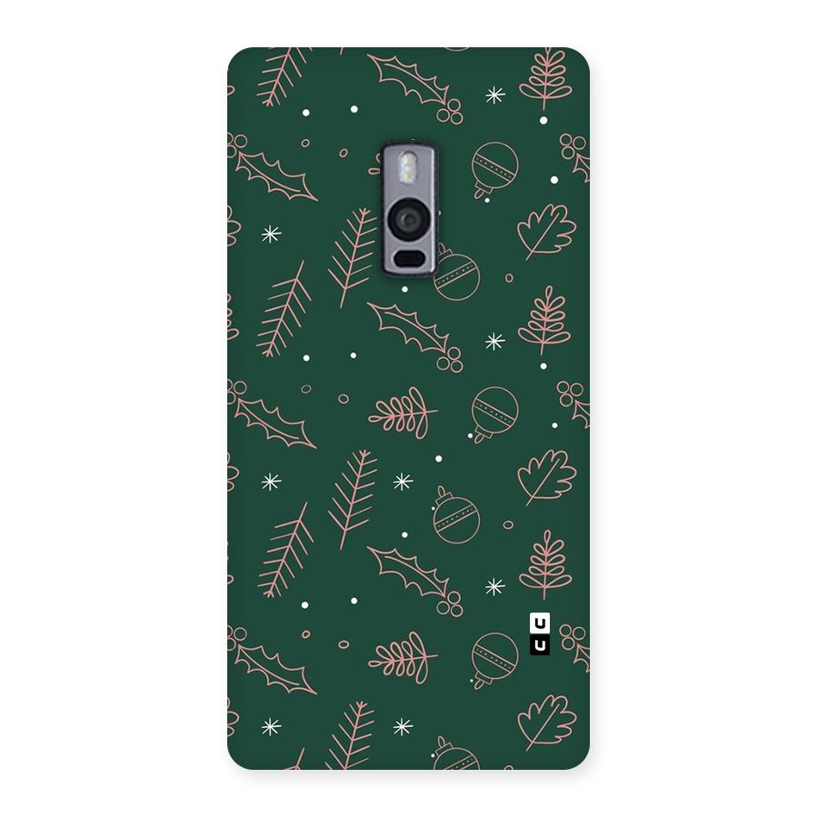 Christmas Vibes Leaves Back Case for OnePlus 2