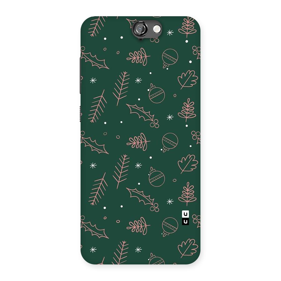 Christmas Vibes Leaves Back Case for One A9