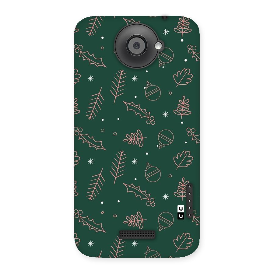 Christmas Vibes Leaves Back Case for One X