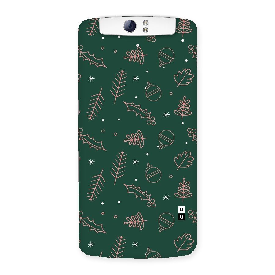 Christmas Vibes Leaves Back Case for Oppo N1