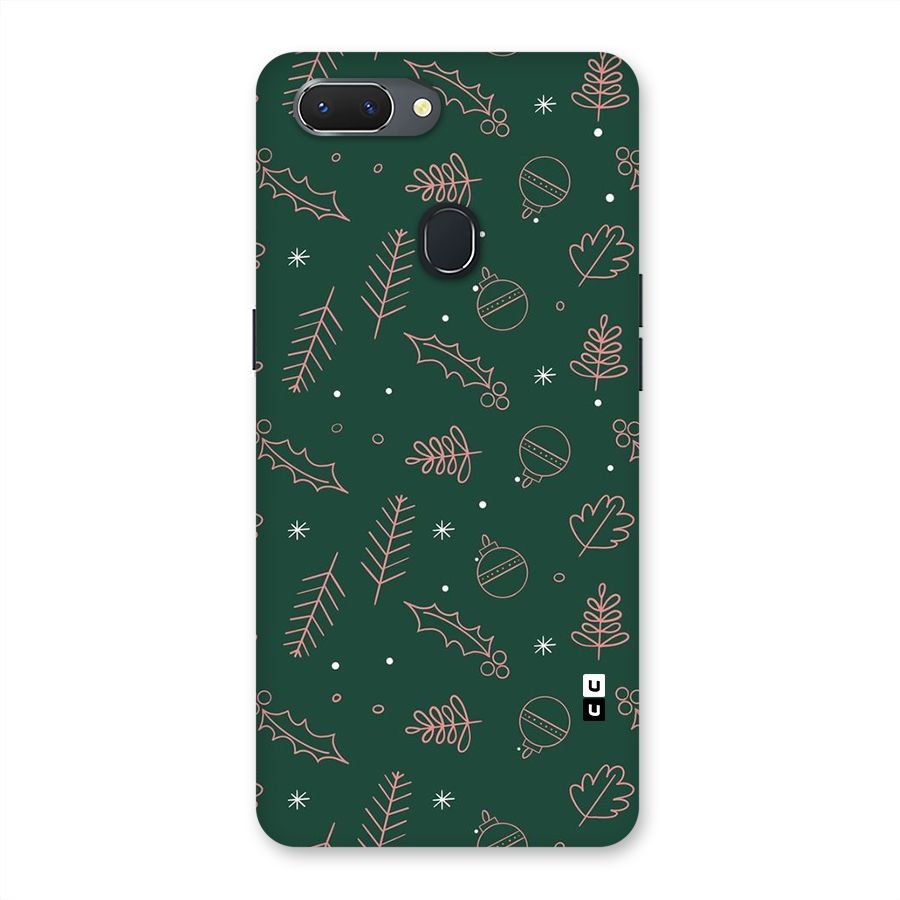 Christmas Vibes Leaves Back Case for Realme 2