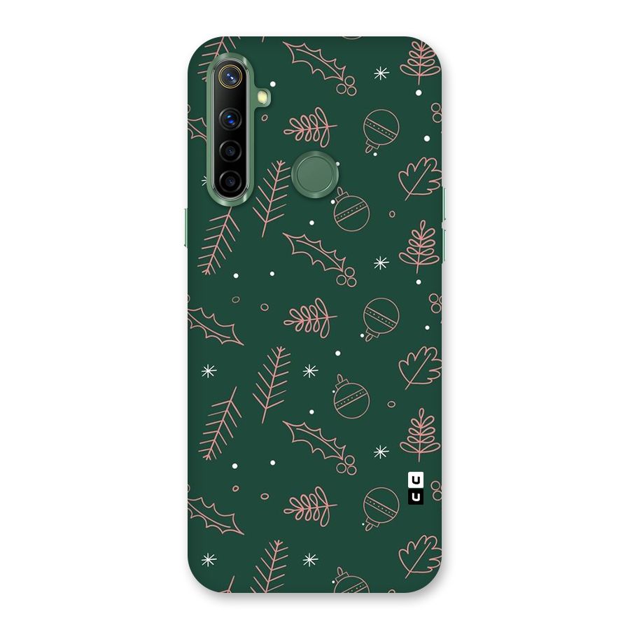 Christmas Vibes Leaves Back Case for Realme Narzo 10