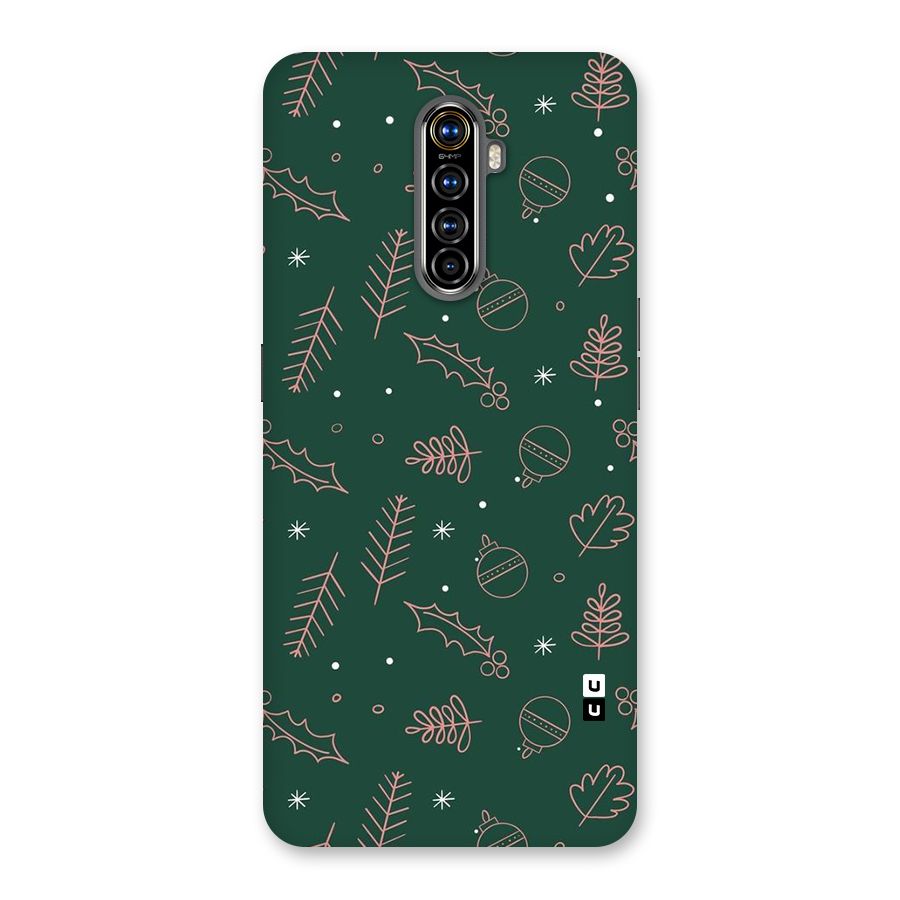 Christmas Vibes Leaves Back Case for Realme X2 Pro