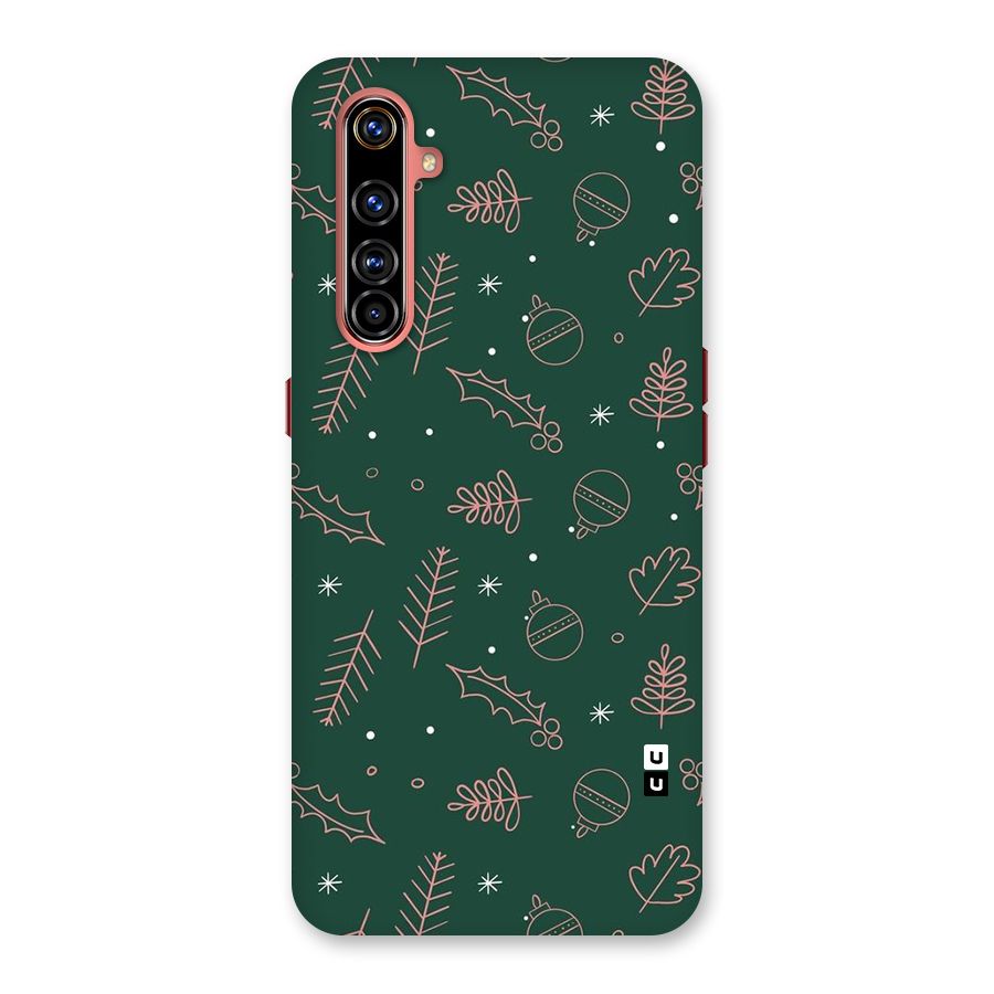 Christmas Vibes Leaves Back Case for Realme X50 Pro