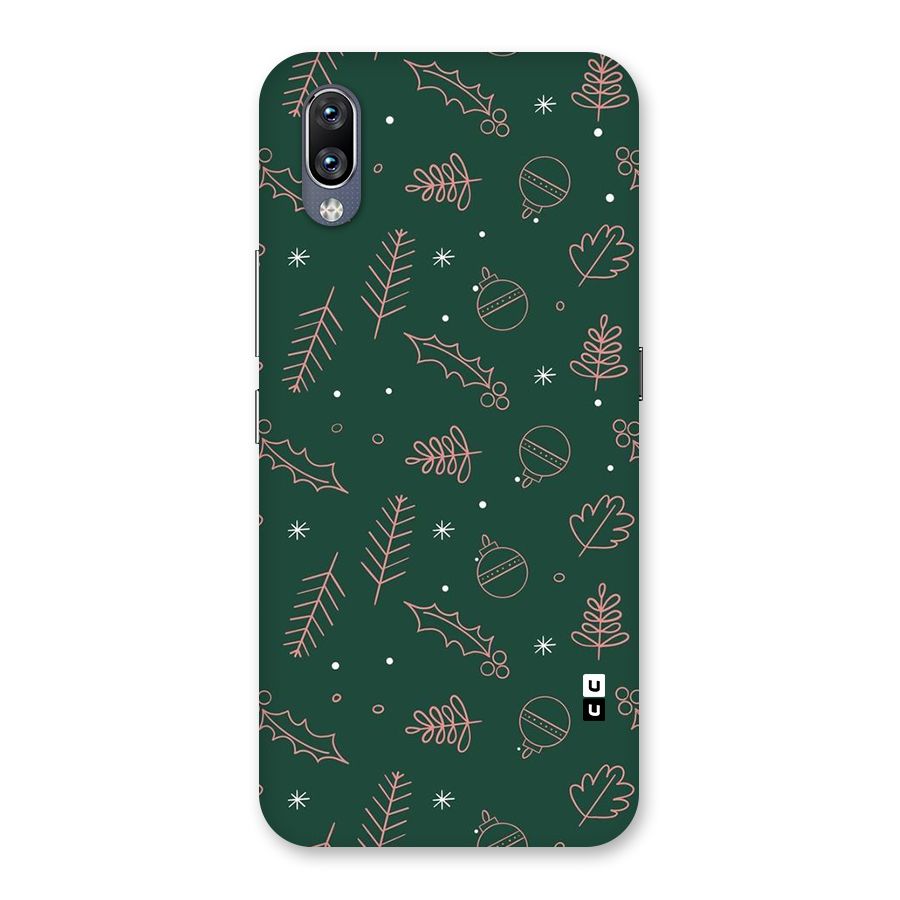 Christmas Vibes Leaves Back Case for Vivo NEX