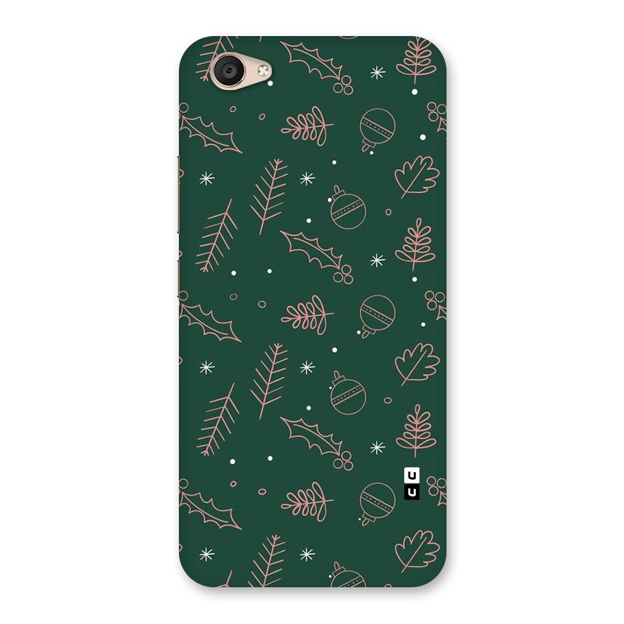 Christmas Vibes Leaves Back Case for Vivo V5 Plus