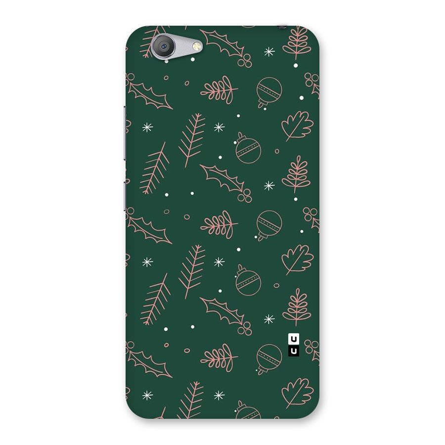 Christmas Vibes Leaves Back Case for Vivo Y53