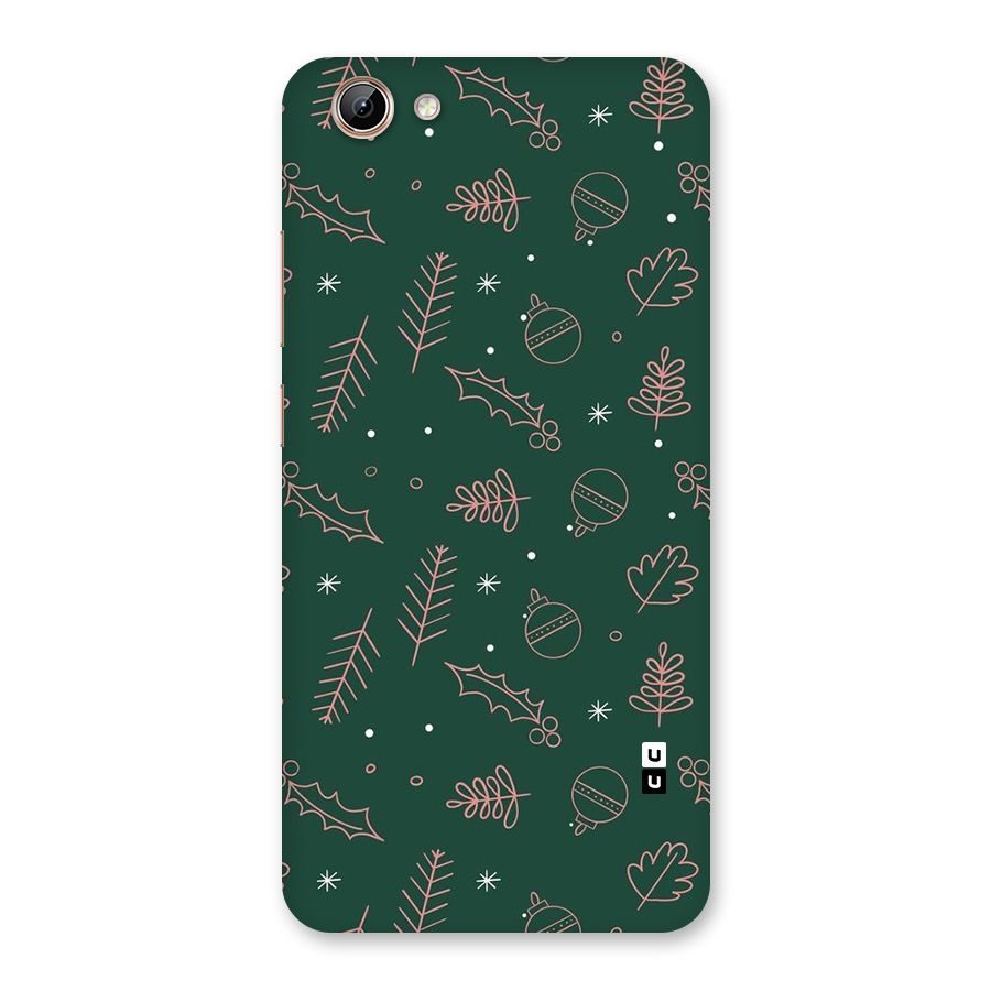 Christmas Vibes Leaves Back Case for Vivo Y71