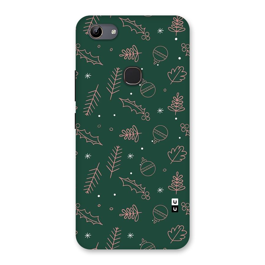 Christmas Vibes Leaves Back Case for Vivo Y81