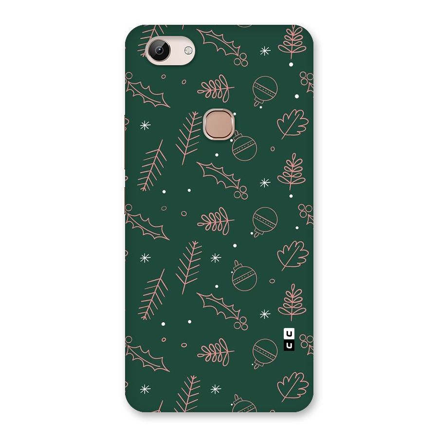Christmas Vibes Leaves Back Case for Vivo Y83