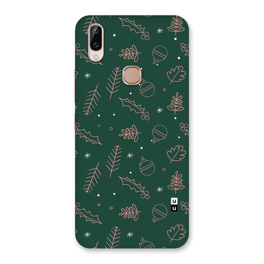 Christmas Vibes Leaves Back Case for Vivo Y83 Pro