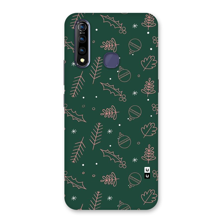 Christmas Vibes Leaves Back Case for Vivo Z1 Pro