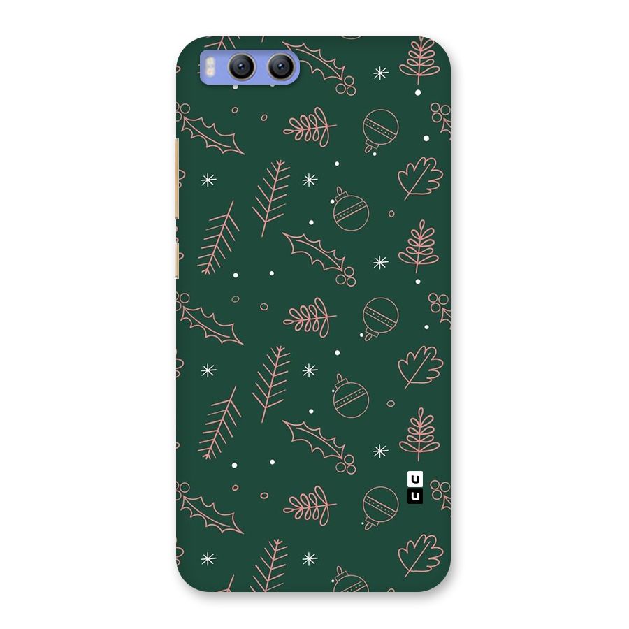 Christmas Vibes Leaves Back Case for Xiaomi Mi 6