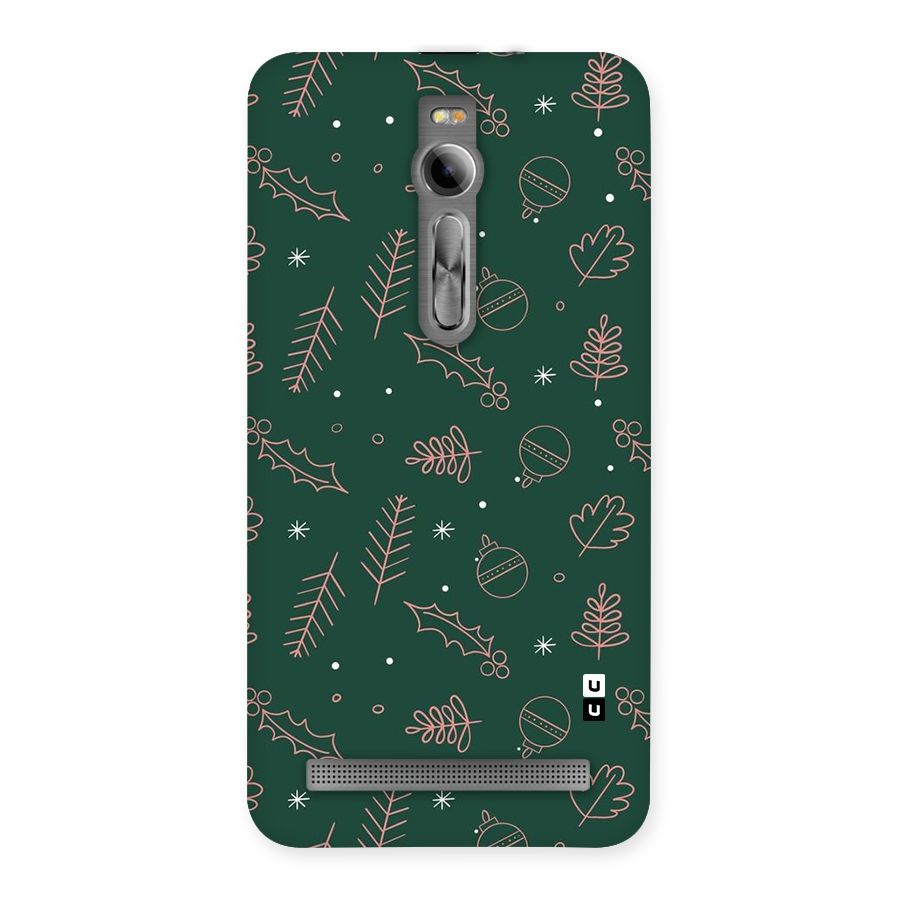 Christmas Vibes Leaves Back Case for Zenfone 2