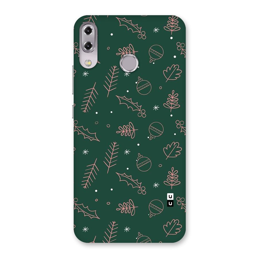 Christmas Vibes Leaves Back Case for Zenfone 5Z