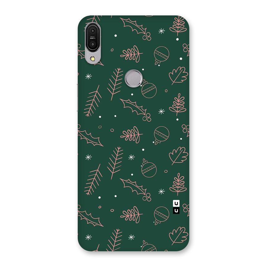 Christmas Vibes Leaves Back Case for Zenfone Max Pro M1