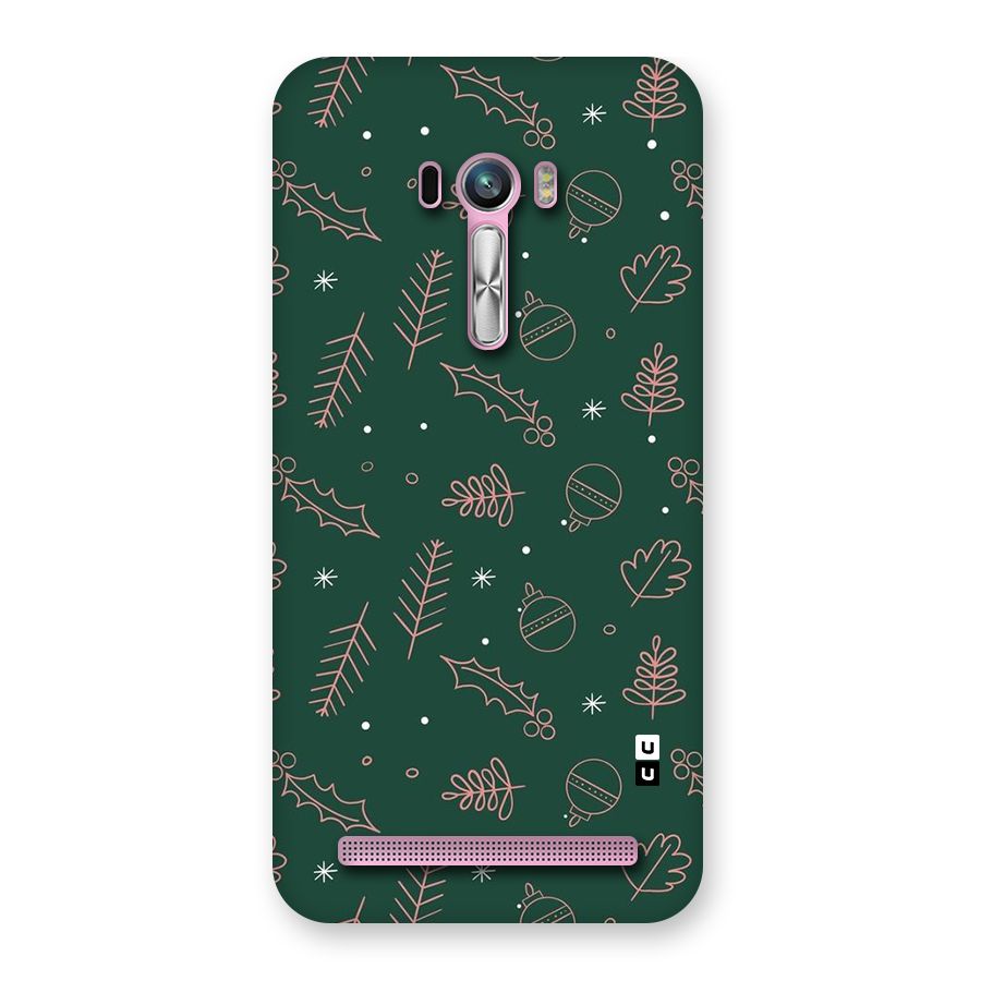 Christmas Vibes Leaves Back Case for Zenfone Selfie