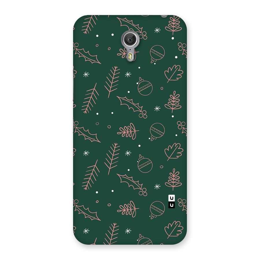 Christmas Vibes Leaves Back Case for Zuk Z1