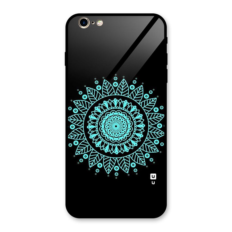 Circles Pattern Art Glass Back Case for iPhone 6 Plus 6S Plus