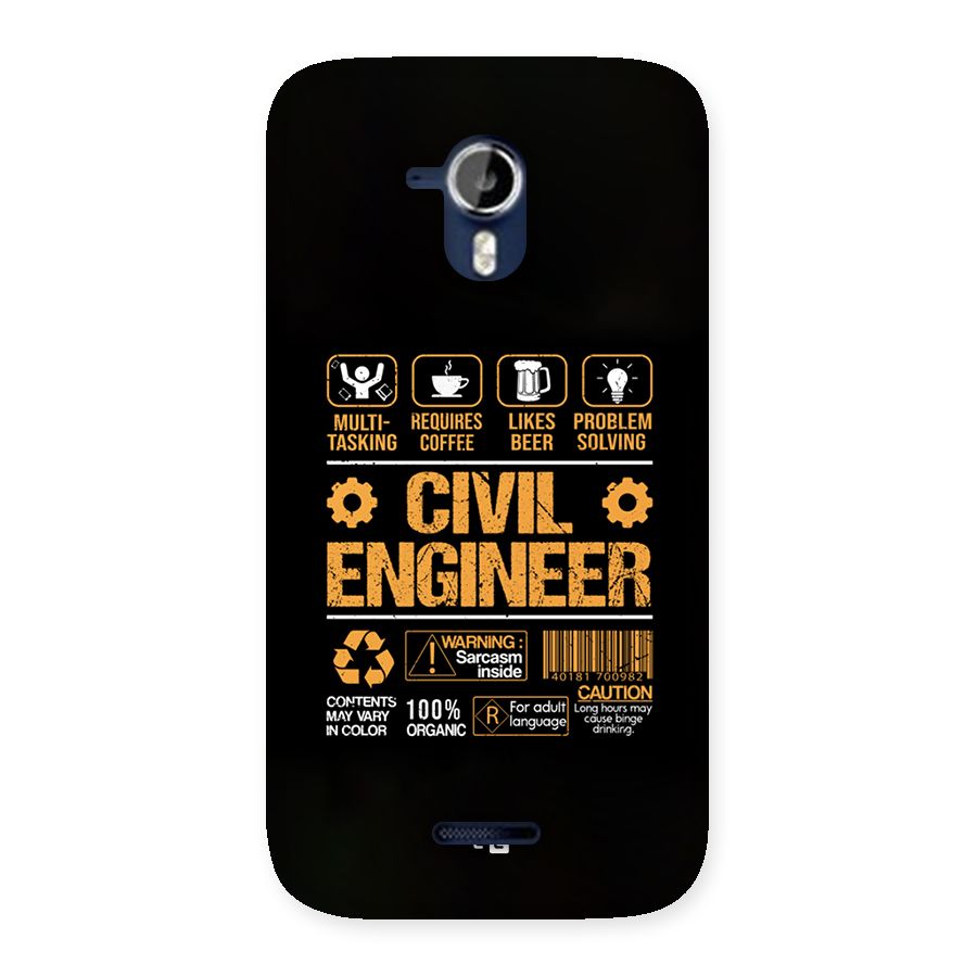 Civil Engineer Back Case for Canvas Magnus A117