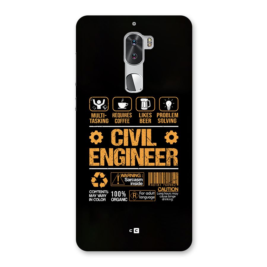 Civil Engineer Back Case for Coolpad Cool 1