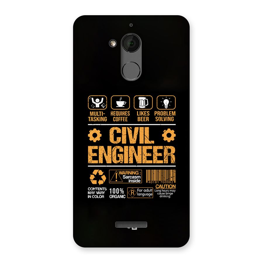 Civil Engineer Back Case for Coolpad Note 5