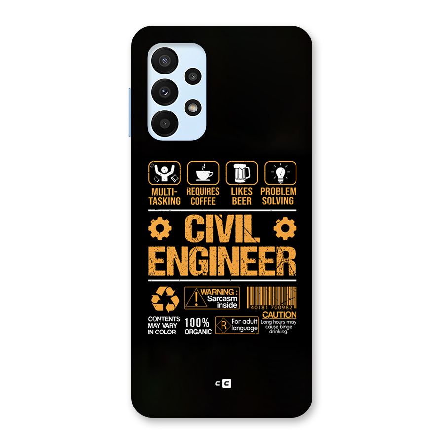 Civil Engineer Back Case for Galaxy A23