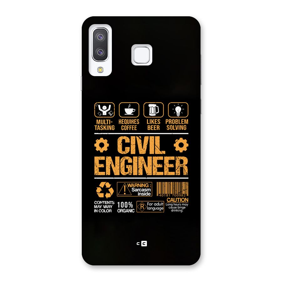 Civil Engineer Back Case for Galaxy A8 Star
