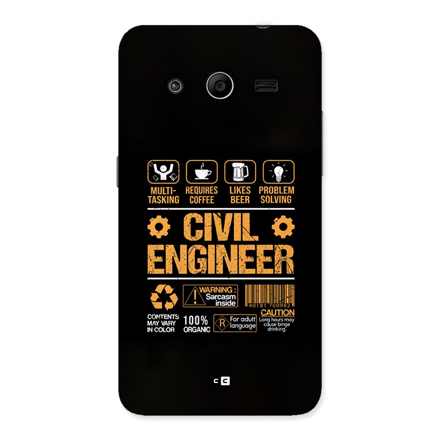 Civil Engineer Back Case for Galaxy Core 2