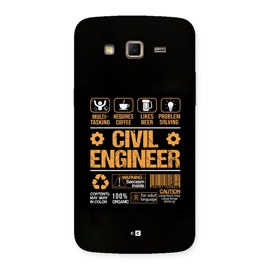 Civil Engineer Back Case for Galaxy Grand 2
