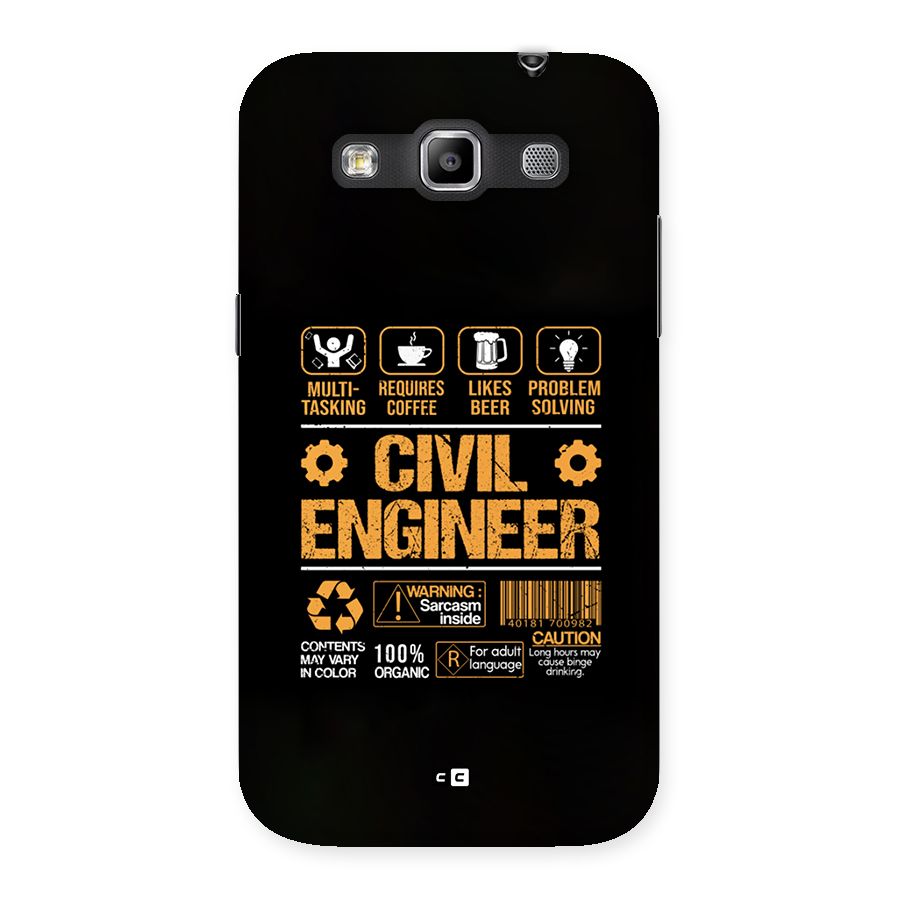 Civil Engineer Back Case for Galaxy Grand Quattro