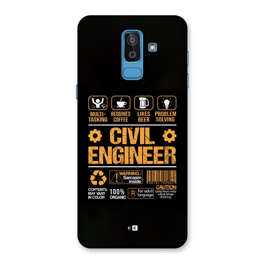 Civil Engineer Back Case for Galaxy J8