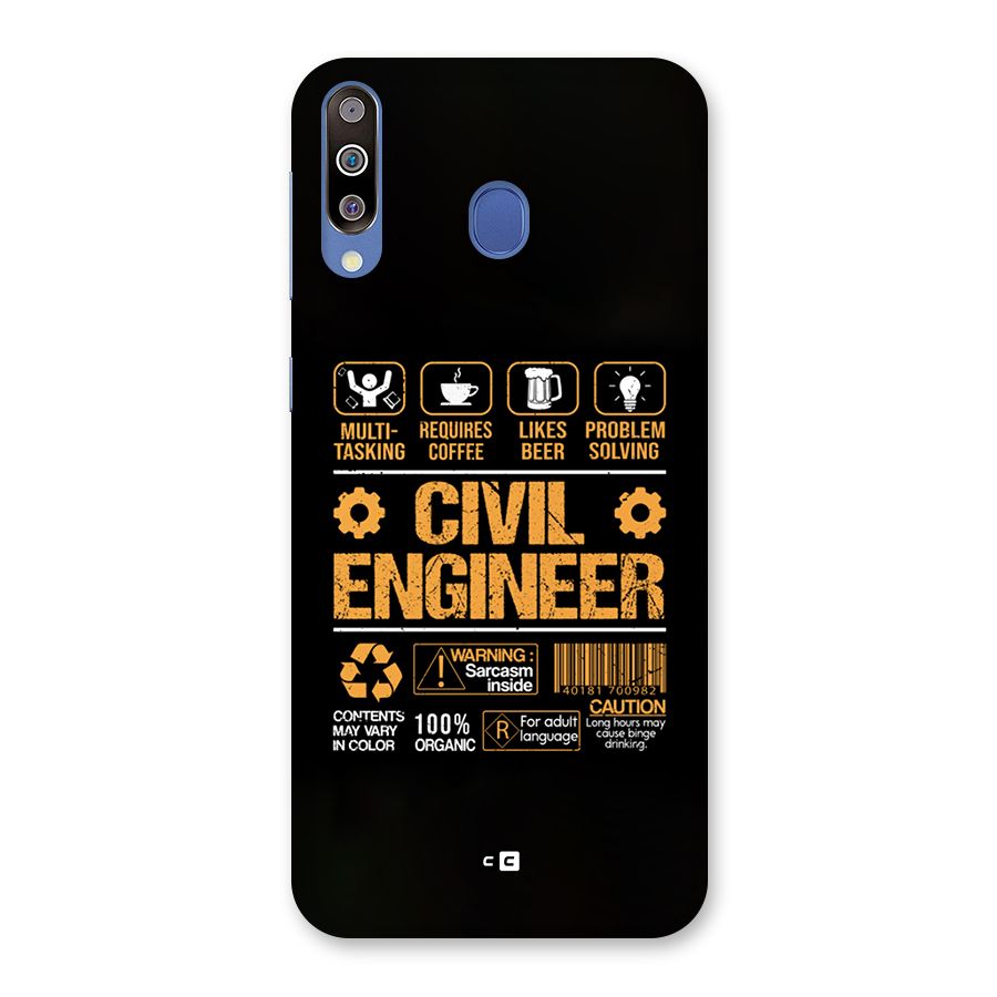 Civil Engineer Back Case for Galaxy M30