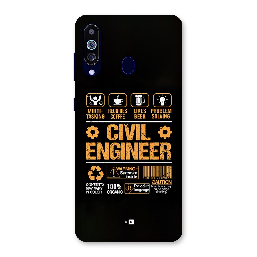 Civil Engineer Back Case for Galaxy M40
