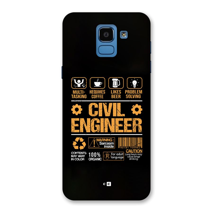 Civil Engineer Back Case for Galaxy On6