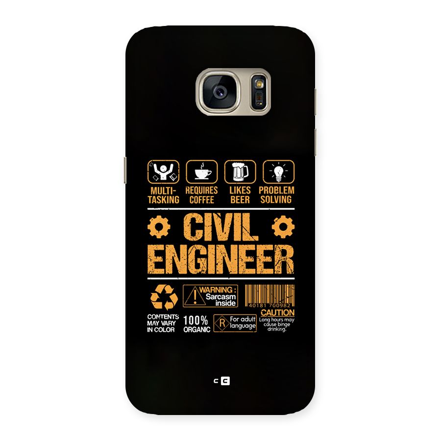 Civil Engineer Back Case for Galaxy S7