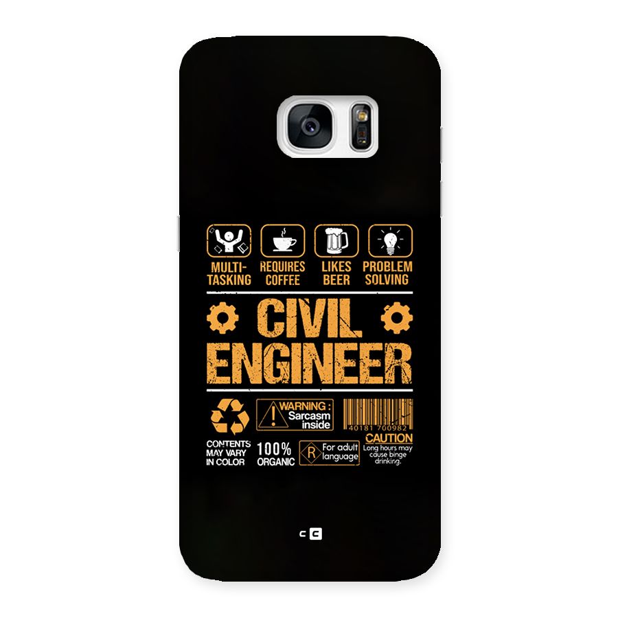 Civil Engineer Back Case for Galaxy S7 Edge