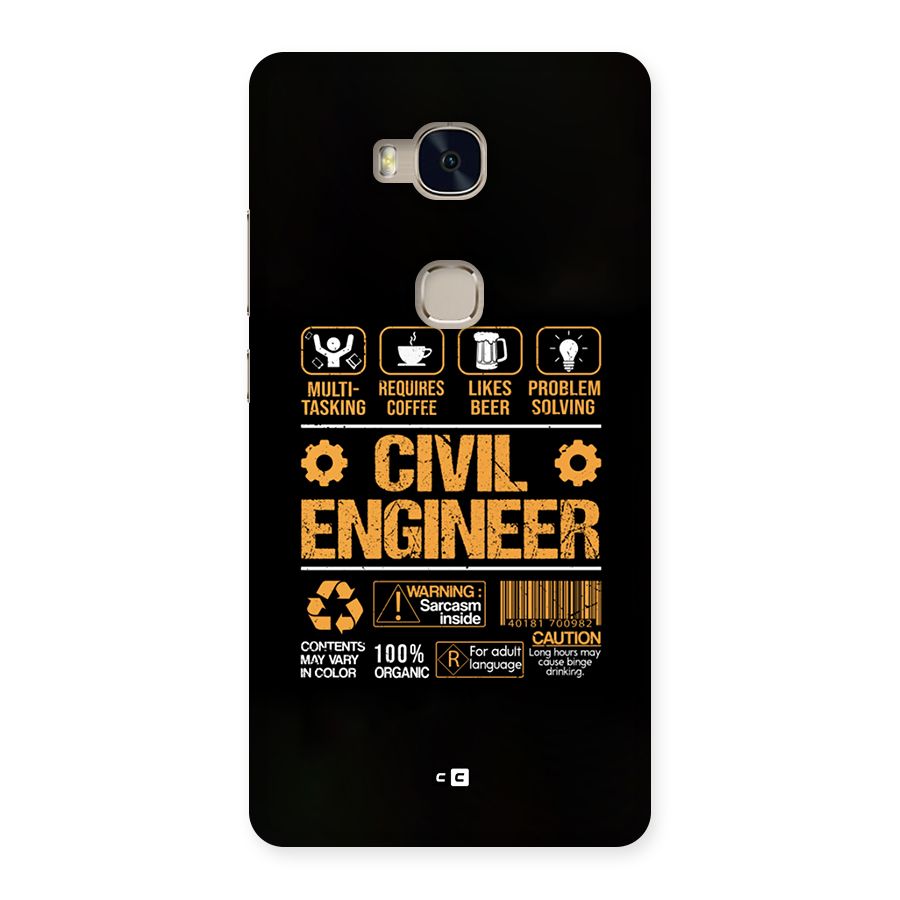 Civil Engineer Back Case for Honor 5X