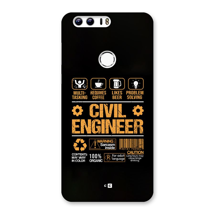 Civil Engineer Back Case for Honor 8